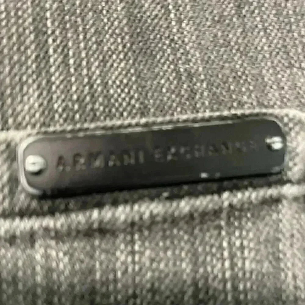 Armani Exchange Dark Grey Black Jeans - 34R